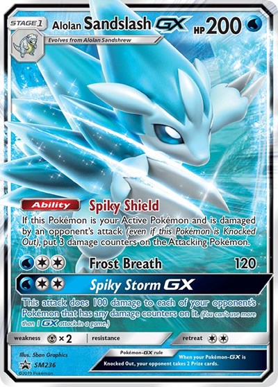 Alolan Sandslash GX #SM236 SM Promos