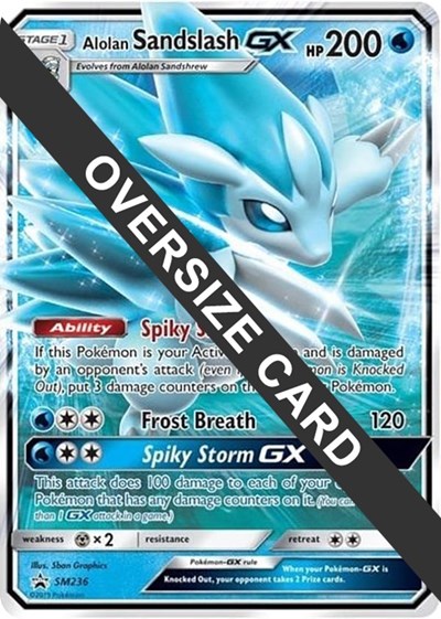 Alolan Sandslash GX #SM236 Jumbo Cards
