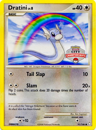 Dratini #91 League & Championship Cards