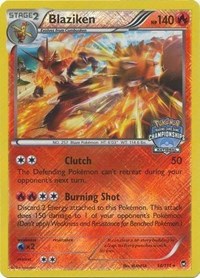 Blaziken #14 League & Championship Cards