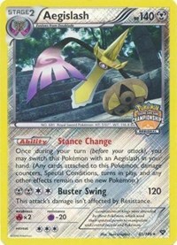 Aegislash #85 League & Championship Cards