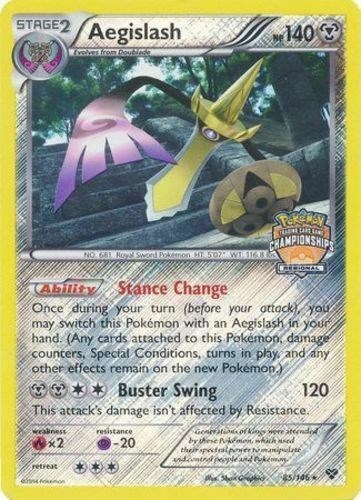 Aegislash #85 League & Championship Cards