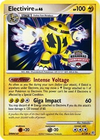 Electivire #3 League & Championship Cards