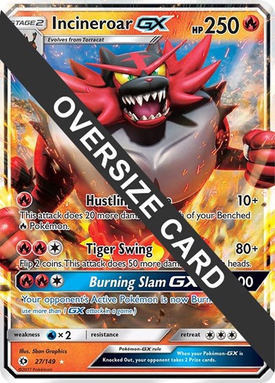 Incineroar GX #27 Jumbo Cards