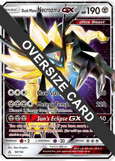 Dusk Mane Necrozma GX #90 Jumbo Cards