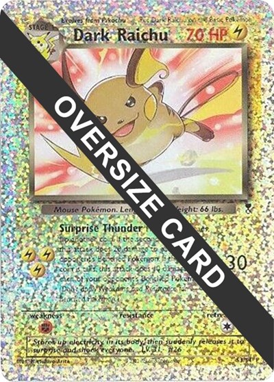 Dark Raichu #S3 Jumbo Cards