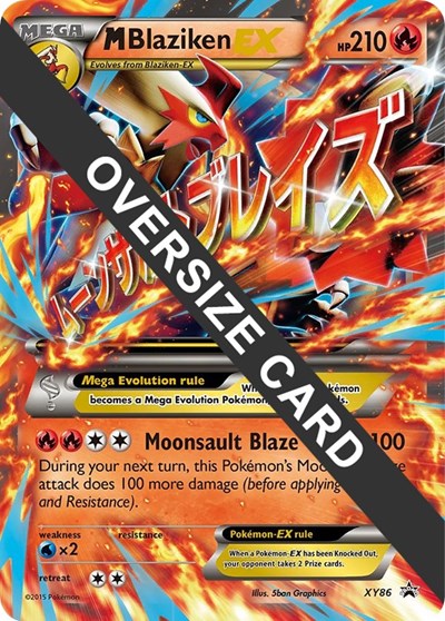 M Blaziken EX Jumbo Cards #XY86