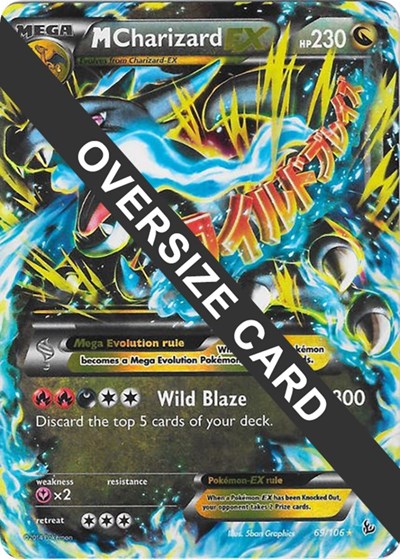 M Charizard EX #69 Jumbo Cards