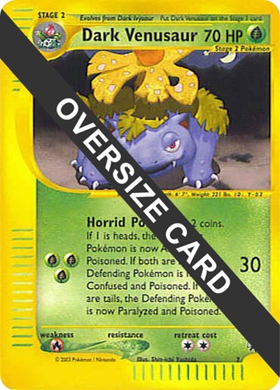 Dark Venusaur - 7 Jumbo Cards #7