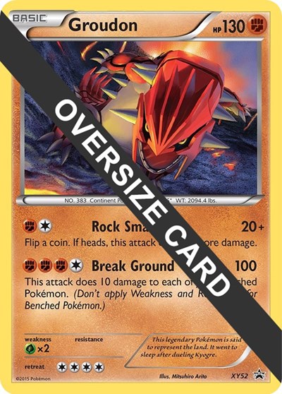 Groudon - XY52 Jumbo Cards #XY52
