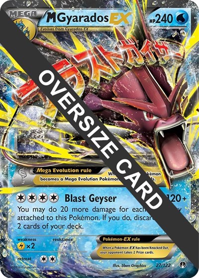 M Gyarados EX #27 Jumbo Cards