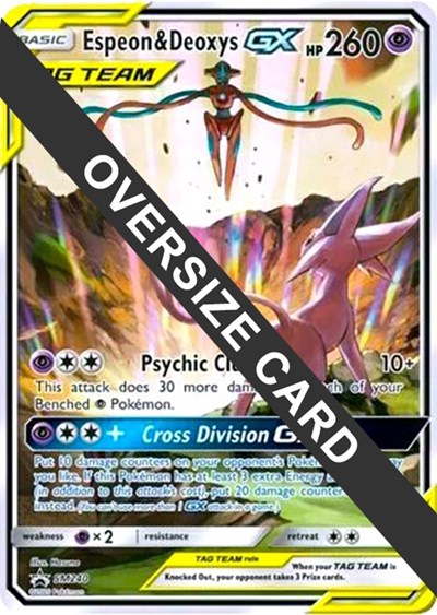 Espeon & Deoxys GX Oversized - SM240 Jumbo Cards #SM240