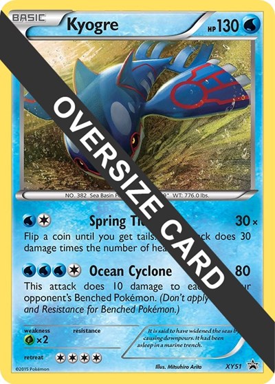 Kyogre Jumbo Cards #XY51