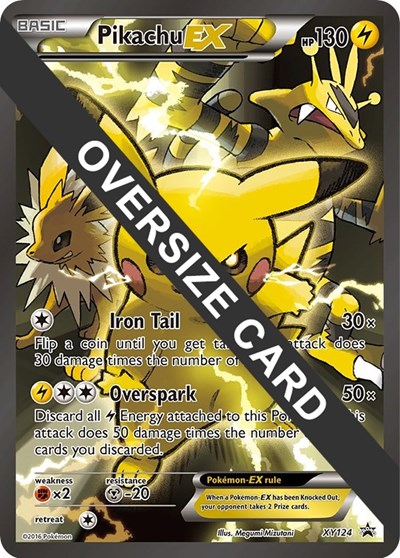 Pikachu EX #XY124 Jumbo Cards