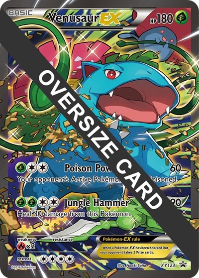 Venusaur EX #XY123 Jumbo Cards