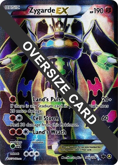 Zygarde EX #54A Jumbo Cards