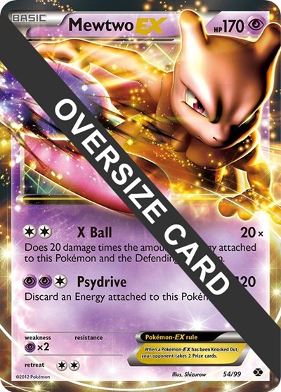 Mewtwo EX #54 Jumbo Cards