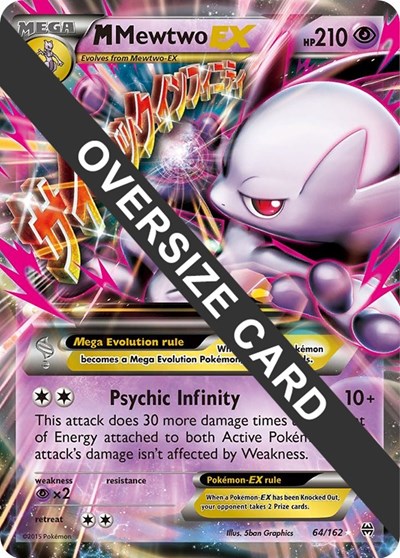 M Mewtwo EX #64 Jumbo Cards