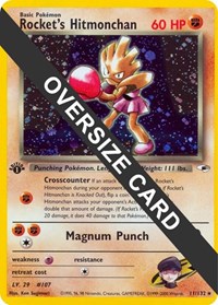 Rocket's Hitmonchan #11 Jumbo Cards