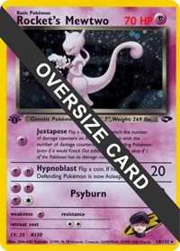 Rocket's Mewtwo #14 Jumbo Cards