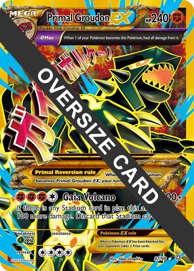 Primal Groudon EX #97 Jumbo Cards