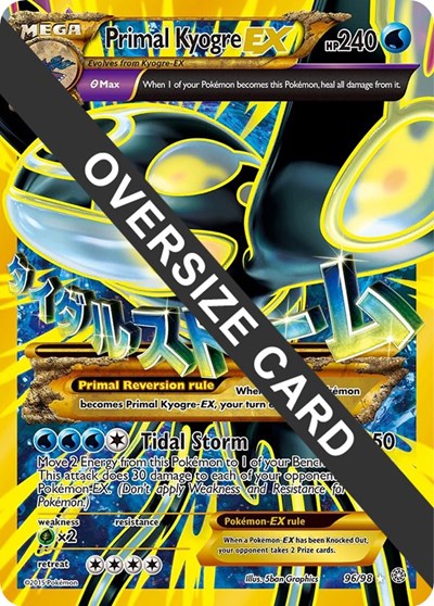 Primal Kyogre EX #96 Jumbo Cards