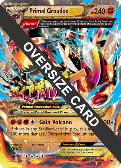 Primal Groudon EX #86 Jumbo Cards
