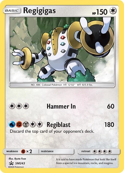 Regigigas #SM243 SM Promos