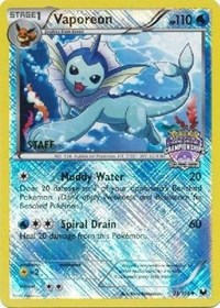 Vaporeon (State Championships) [Staff] #25 League & Championship Cards