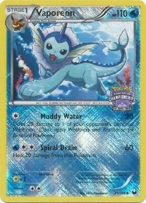 Vaporeon #25 League & Championship Cards