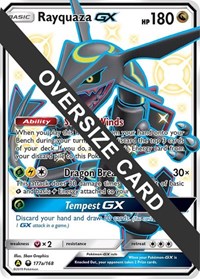 Rayquaza GX #177A Jumbo Cards