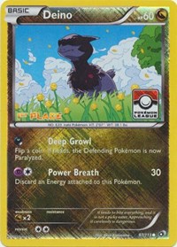 Deino (Pokemon League) [1st Place] #97 League & Championship Cards