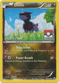 Deino (Pokemon League) [2nd Place] #97 League & Championship Cards
