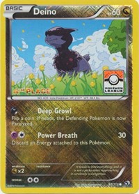 Deino (Pokemon League) [4th Place] #97 League & Championship Cards