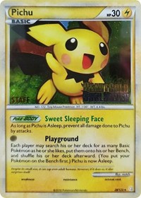 Pichu (Prerelease) [Staff] #28 Nintendo Promos