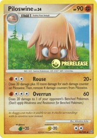 Piloswine #46 Nintendo Promos