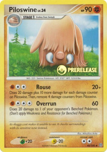 Piloswine #46 Nintendo Promos