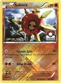 Solrock (Pokemon League) [4th Place] #64 League & Championship Cards