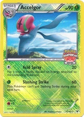 Accelgor #12 League & Championship Cards