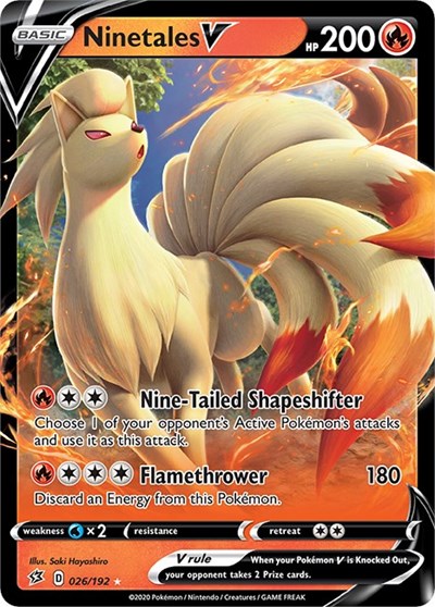 Ninetales V #26 Rebel Clash
