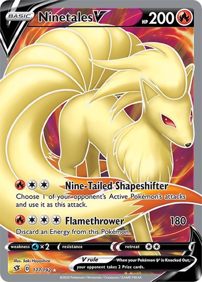 Ninetales V #177 Rebel Clash