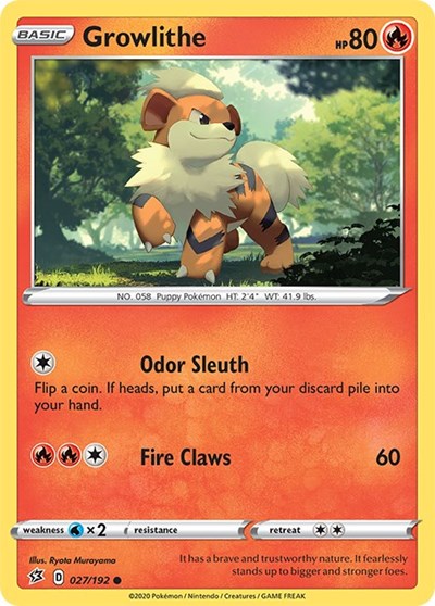 Growlithe #27 Rebel Clash
