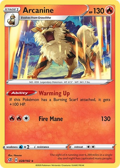Arcanine #28 Rebel Clash