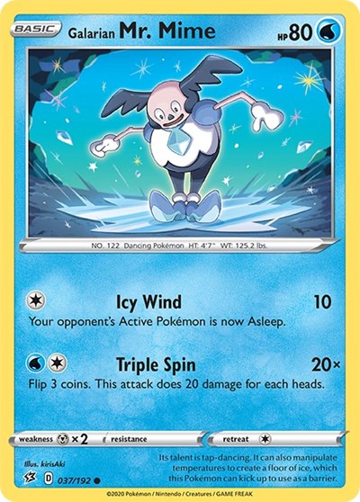 Galarian Mr. Mime #37 Rebel Clash