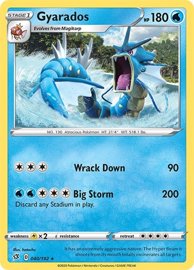 Gyarados #40 Rebel Clash