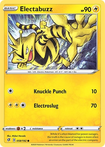 Electabuzz #58 Rebel Clash