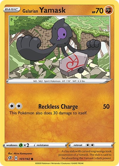 Galarian Yamask #101 Rebel Clash