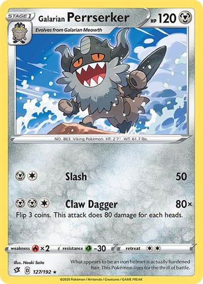 Galarian Perrserker #127 Rebel Clash