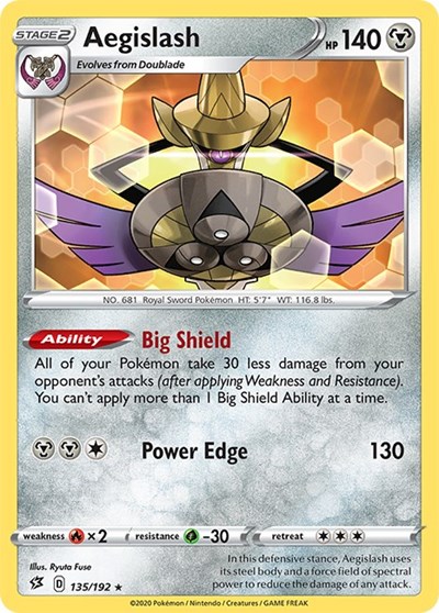 Aegislash #135 Rebel Clash