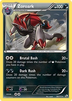 Zoroark Deck Exclusives #90